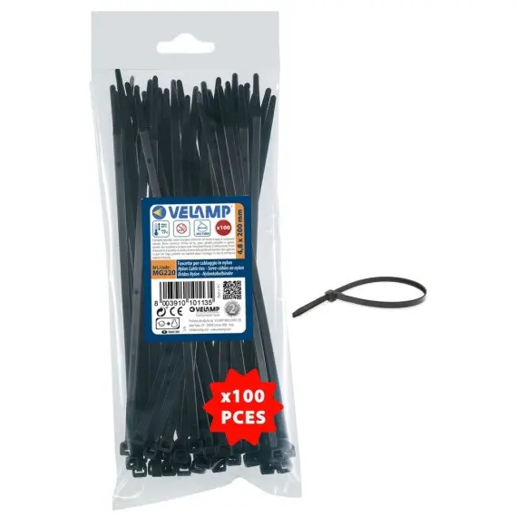 ATTACHE NOIRE 7,6*200MM