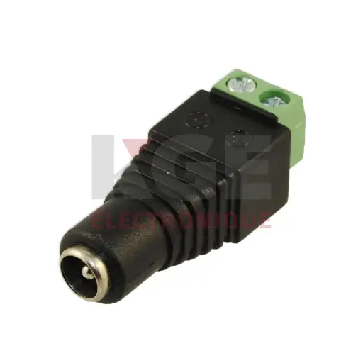 موصل طاقة أنثى للكاميرات