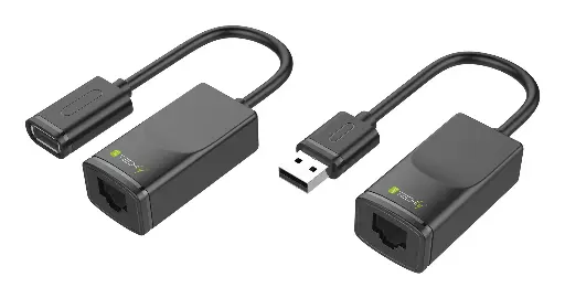 جهاز تمديد USB لمسافة 60 متر عبر كابل RJ45